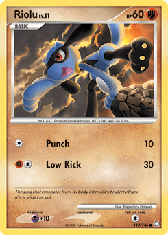 2008 Legends Awakened Riolu #117