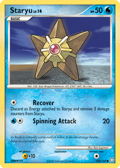 2008 Legends Awakened Staryu #122