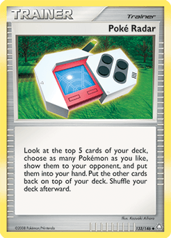 2008 Legends Awakened Poké Radar #133
