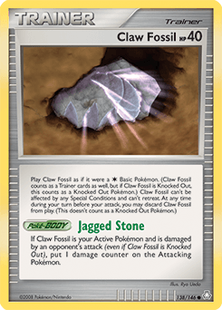 Claw Fossil Legends Awakened card