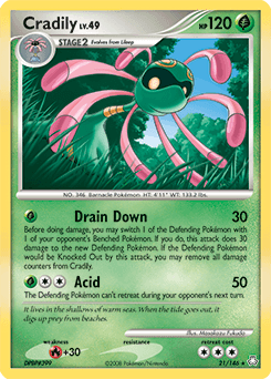 Cradily δ Legends Awakened card