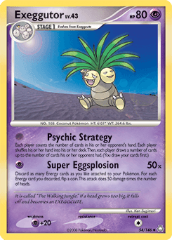 2008 Legends Awakened Exeggutor #54
