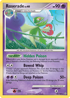 Roserade Stormfront card