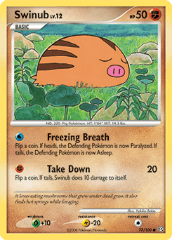 Swinub Stormfront card