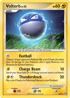 Voltorb Stormfront card