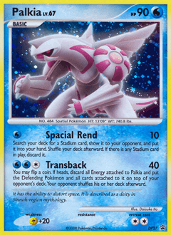 Palkia DP Black Star Promos card
