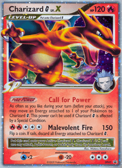 Charizard G LV.X DP Black Star Promos card
