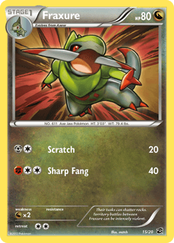 Fraxure Dragon Vault card