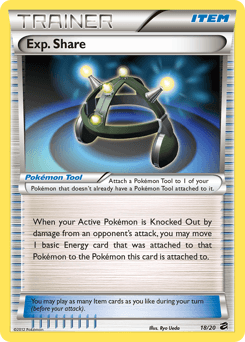 Exp. Share Dragon Vault card
