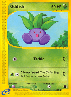 2002 Expedition Base Set Oddish #122
