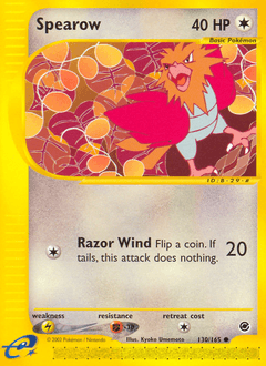 Spearow Expedition Base Set card