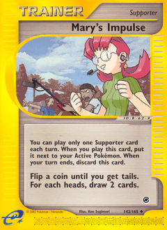 2002 Expedition Base Set Mary's Impulse #142