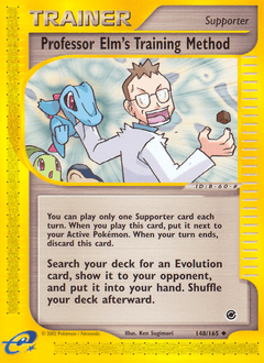 Professor Elm's Training Method Expedition Base Set card