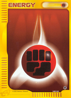 2002 Expedition Base Set Fighting Energy #160