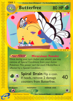 Butterfree Expedition Base Set card