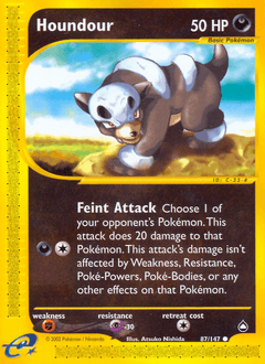 2003 Aquapolis Houndour #87