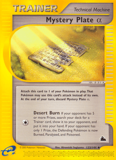 Mystery Plate β Skyridge card