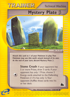 Mystery Plate β Skyridge card