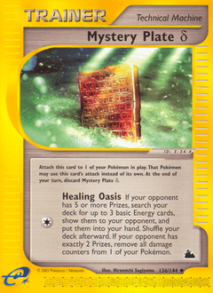 Mystery Plate β Skyridge card