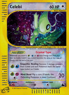 Celebi ★ Skyridge card