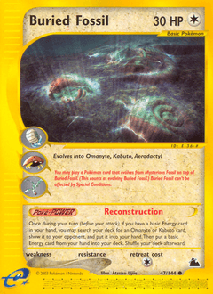 2003 Skyridge Buried Fossil #47