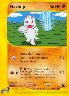 Machop Skyridge card
