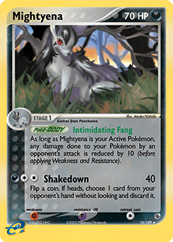 Mightyena Ruby & Sapphire card