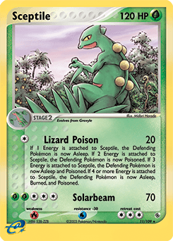 Sceptile Ruby & Sapphire card