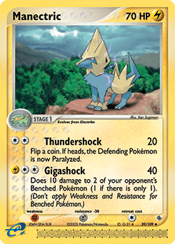 Manectric Ruby & Sapphire card