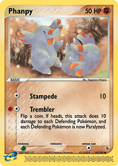 Phanpy Ruby & Sapphire card