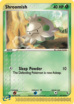 Shroomish Ruby & Sapphire card