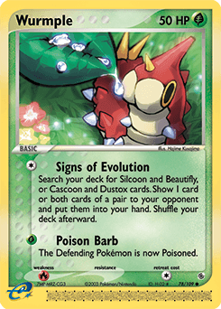 Wurmple Ruby & Sapphire card