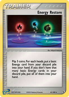Energy Restore Ruby & Sapphire card