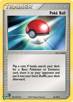 Poké Ball Ruby & Sapphire card
