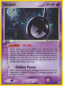 2005 Unseen Forces Unown #!