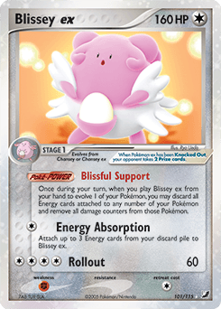 2005 Unseen Forces Blissey ex #101