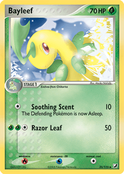 Bayleef Unseen Forces card