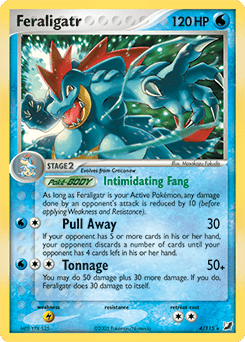 Feraligatr Unseen Forces card