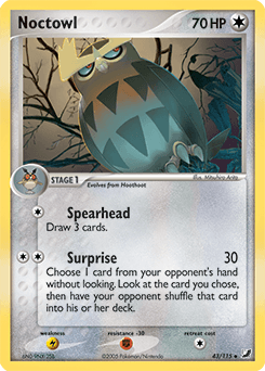 Noctowl Unseen Forces card