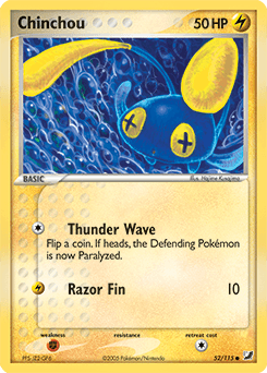 Chinchou Unseen Forces card