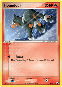 2005 Unseen Forces Houndour #60