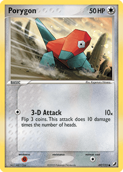 Porygon Unseen Forces card