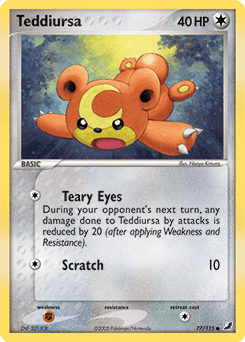 Teddiursa Unseen Forces card