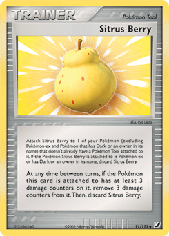 Sitrus Berry Unseen Forces card