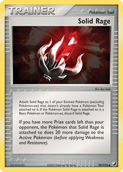 2005 Unseen Forces Solid Rage #92