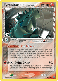 2005 Delta Species Tyranitar δ #16