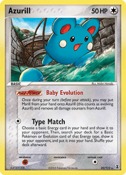 Azurill Delta Species card