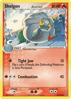 Shelgon Delta Species card