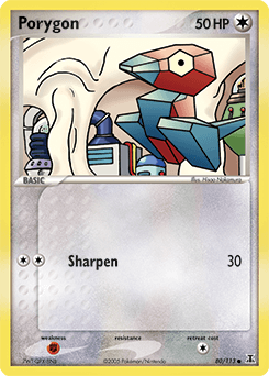 Porygon Delta Species card