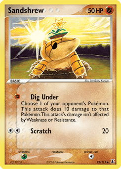 Sandshrew Delta Species card